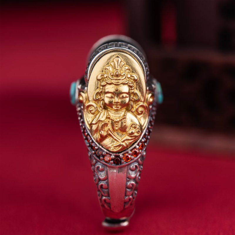 Visionary Lucky Aura Turquoise Ring - Image 5