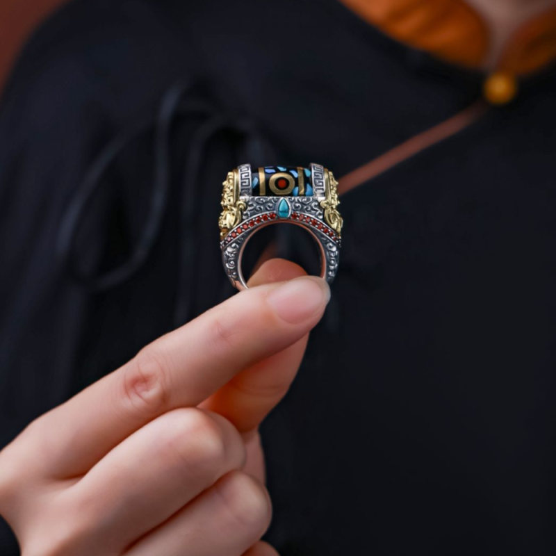 Visionary Lucky Aura Turquoise Ring - Image 6