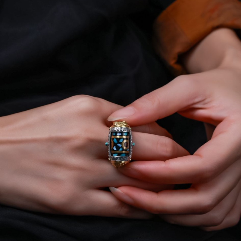 Visionary Lucky Aura Turquoise Ring - Image 7