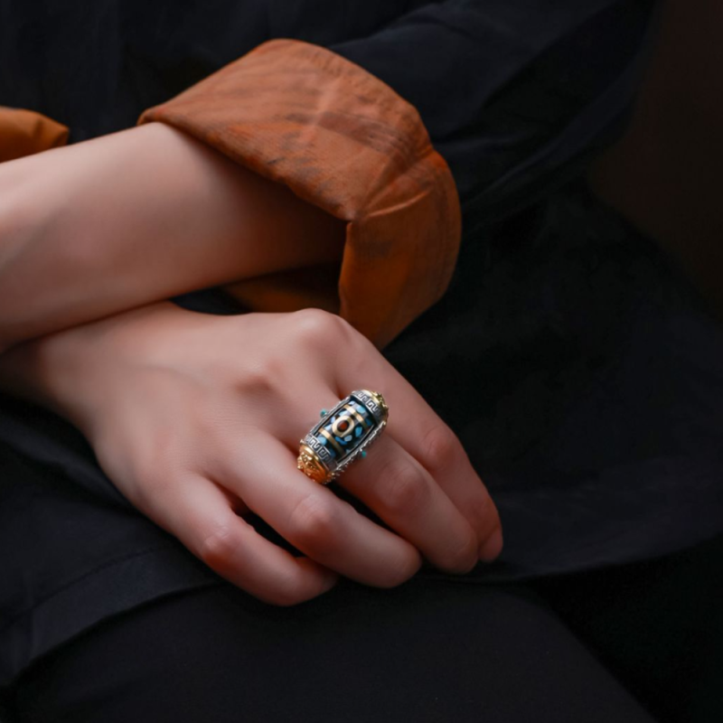 Visionary Lucky Aura Turquoise Ring - Image 8