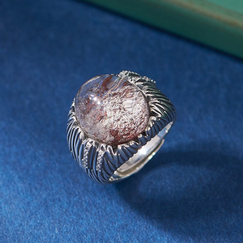Mystical Spirit Phantom Ring – Ghost Stone in Sterling Silver - Image 3