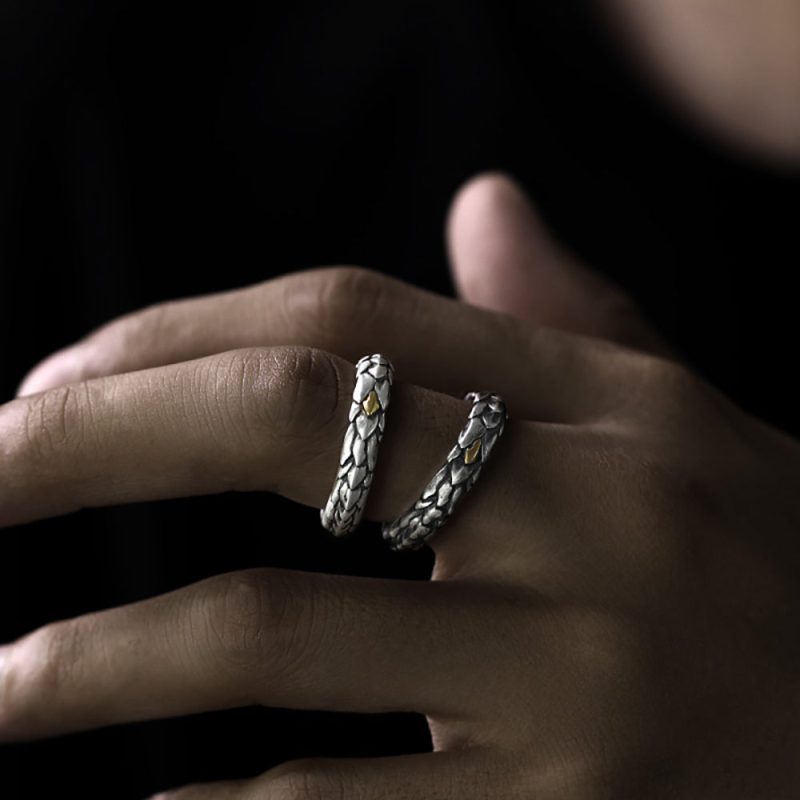 Guardian Scales Silver Ring - Image 3