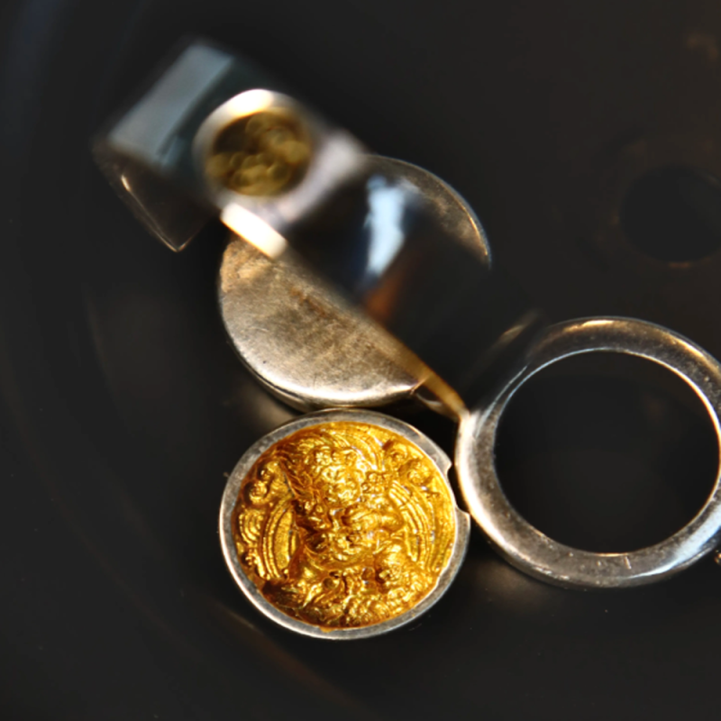 Wealth Guardian Tibetan Ghau Ring - Image 4