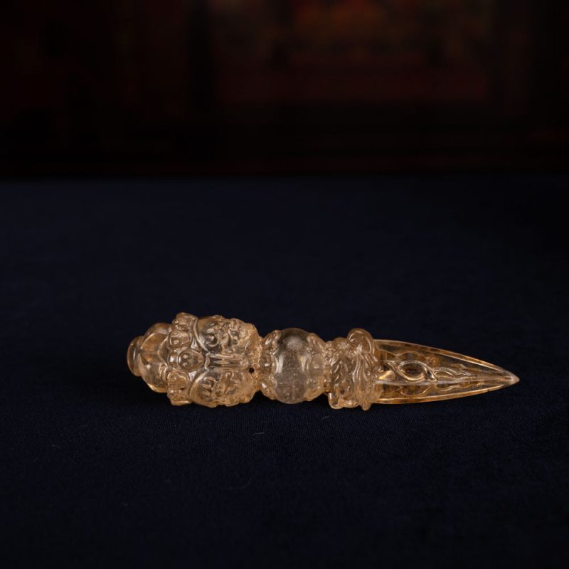 Blessing Energy Clear Quartz Tibetan Dorje Dagger Decoration - Image 5