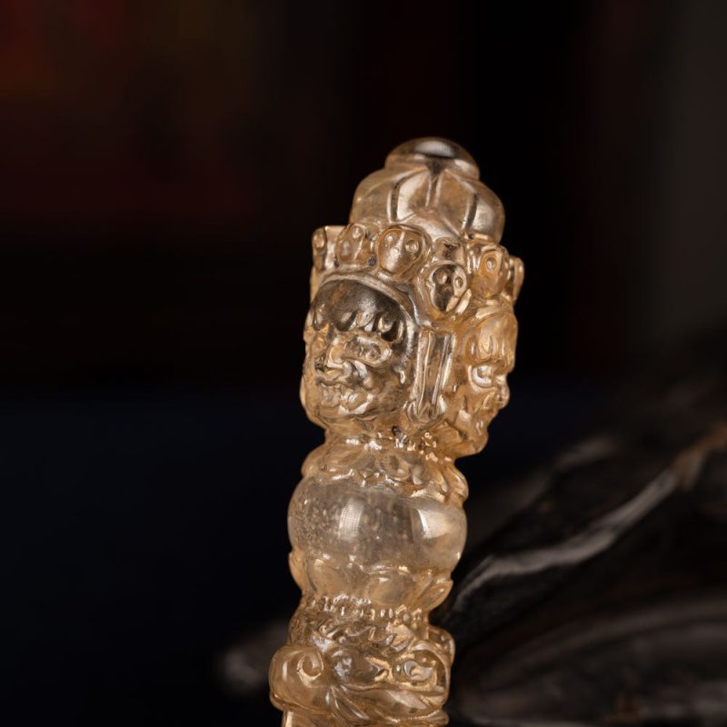 Blessing Energy Clear Quartz Tibetan Dorje Dagger Decoration - Image 7