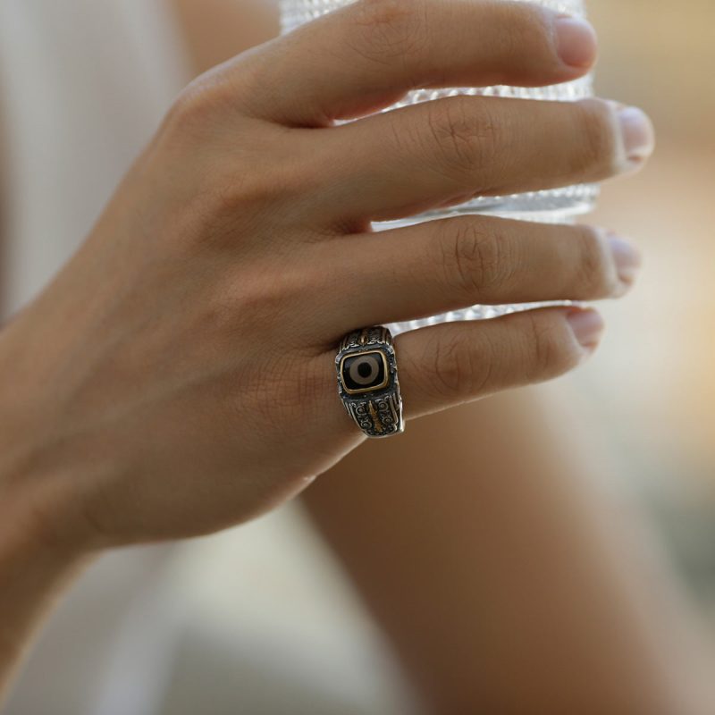 Protective Energy Dzi Tibetan Treasures Rings - Image 2