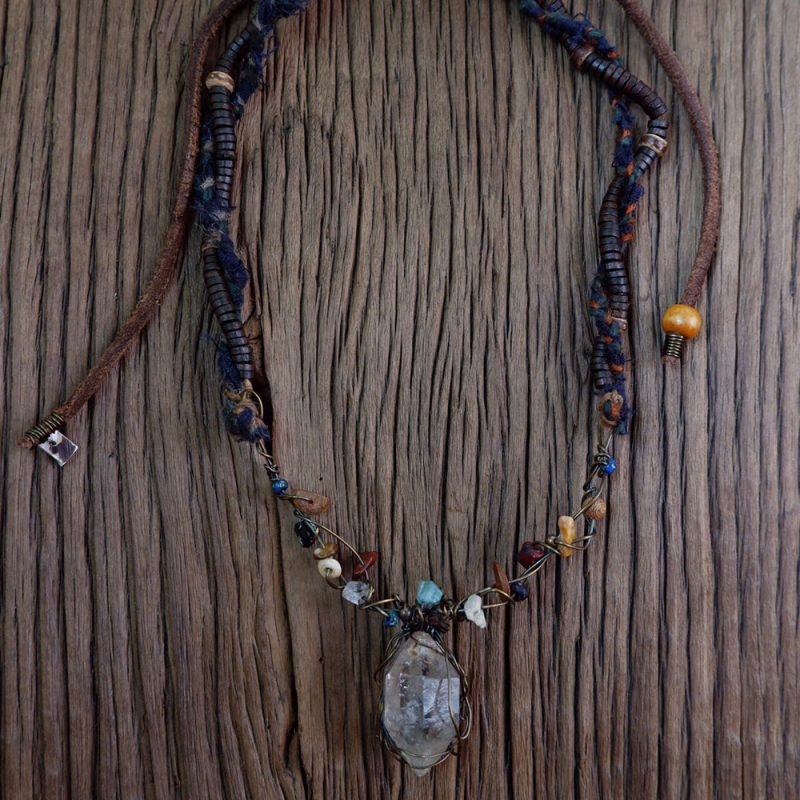 Healing Energy Crystal Pendant Necklace - Image 3