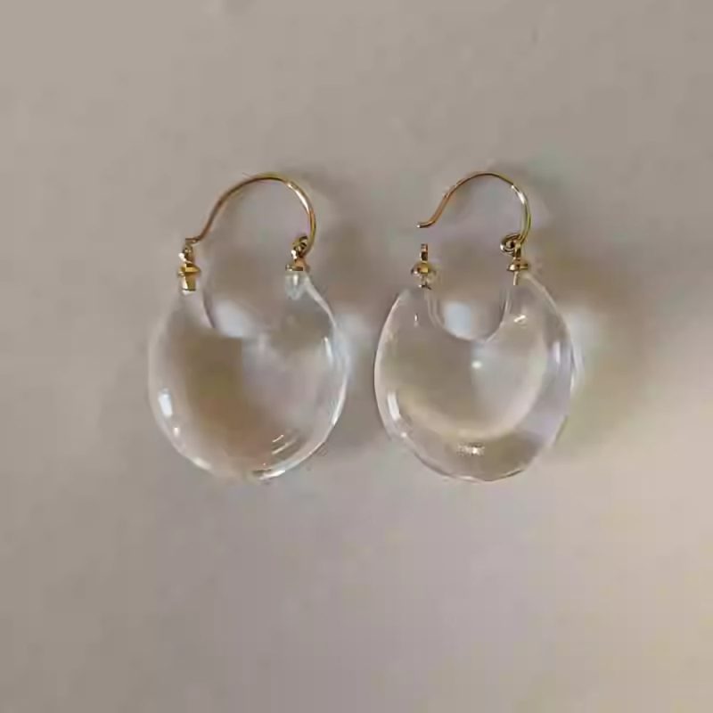 EXQUISITE IN Pure Essence White Crystal Silver Earrings - Image 2