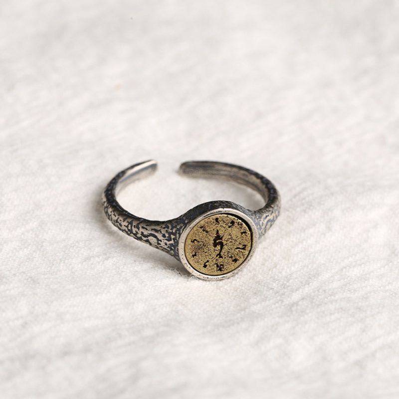 Sacred Protection Mantra Ring – Green Tara, Medicine Buddha, and Black Tara - Image 4