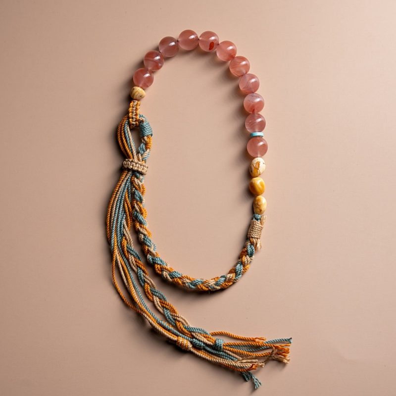 Imperial South Red Agate & Lapis Wealth Bracelet - Image 5