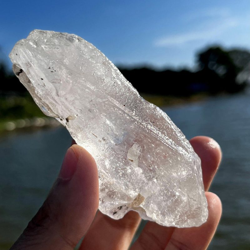 Rare Tibetan Nirvana Himalayan White Quartz Crystal - Image 3