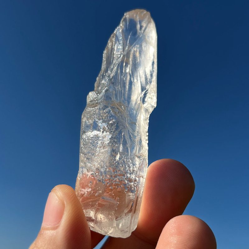 Rare Tibetan Nirvana Himalayan White Quartz Crystal - Image 4