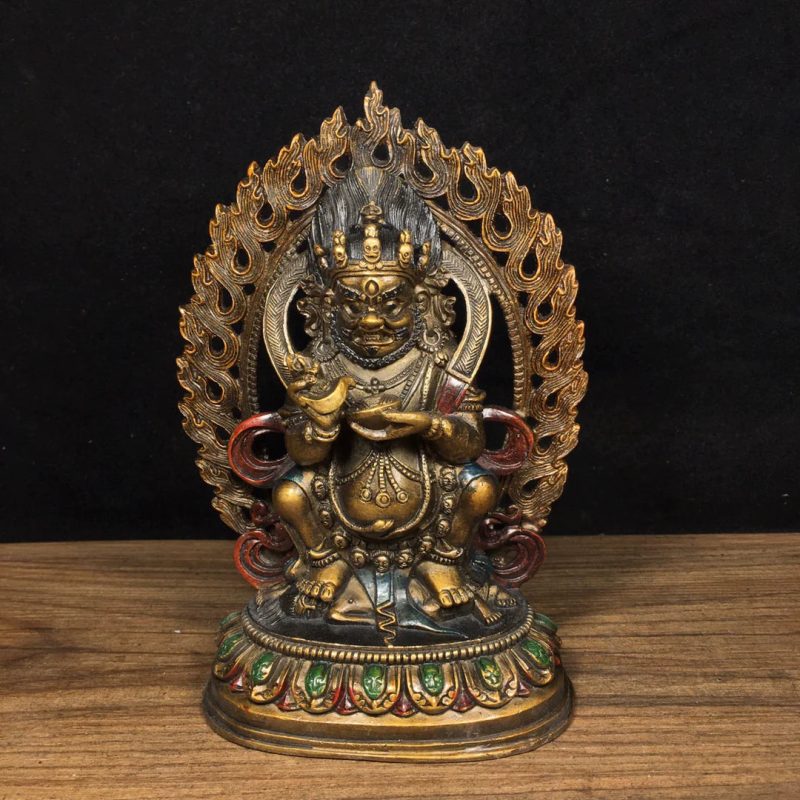 SUKHAVATI Mahakala MAGIC Tibetan Statue for Eliminating Diseases