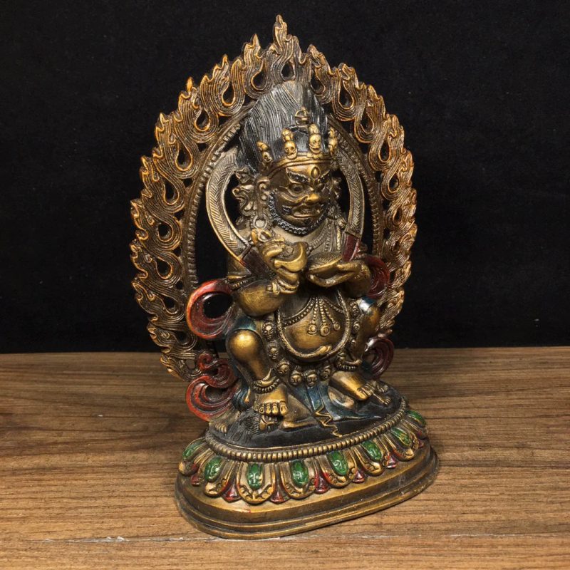 SUKHAVATI Mahakala MAGIC Tibetan Statue for Eliminating Diseases - Image 2