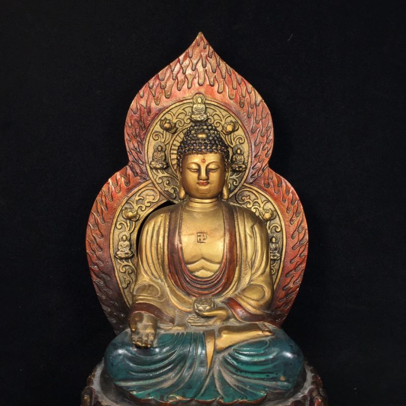 SUKHAVATI Shakyamuni SPIRIT Tibetan Statue for Eliminating All Disasters - Image 6