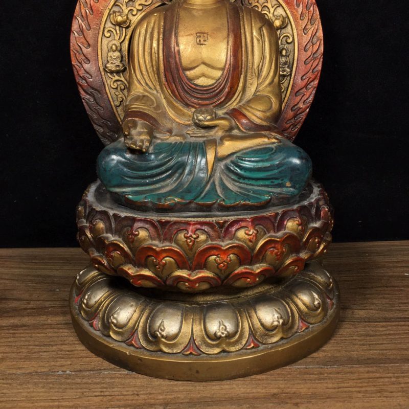 SUKHAVATI Shakyamuni SPIRIT Tibetan Statue for Eliminating All Disasters - Image 7