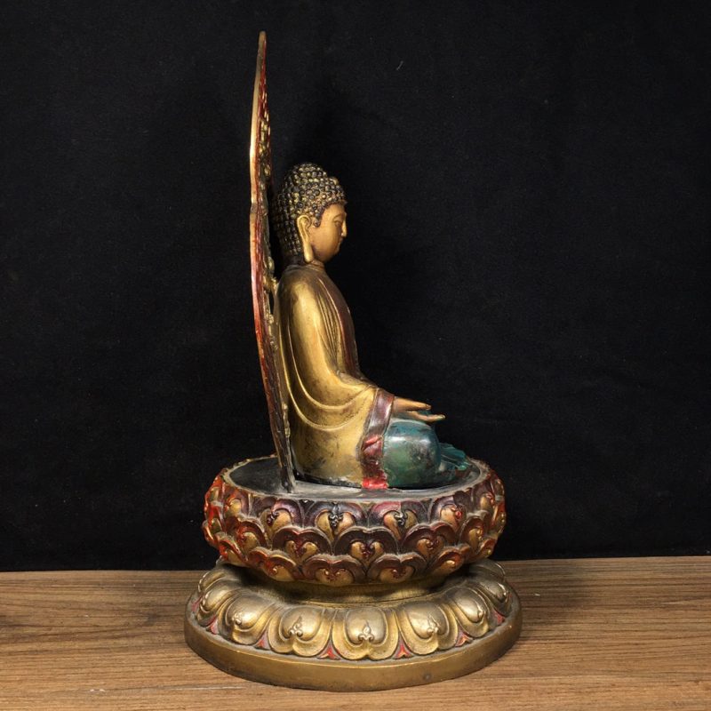 SUKHAVATI Shakyamuni SPIRIT Tibetan Statue for Eliminating All Disasters - Image 5