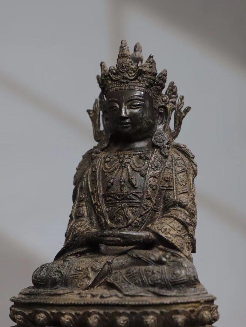 Shakyamuni SPIRIT Tibetan Bronze Statue for Eliminating All Disasters - Image 5