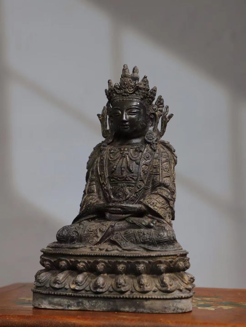 Shakyamuni SPIRIT Tibetan Bronze Statue for Eliminating All Disasters - Image 3