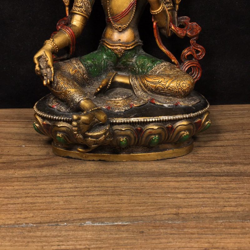 Tara AUSPICIOUS Tibetan Statue for Eliminating Negativity - Image 8