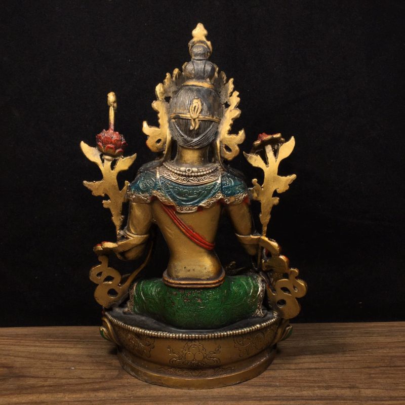 Tara AUSPICIOUS Tibetan Statue for Eliminating Negativity - Image 5