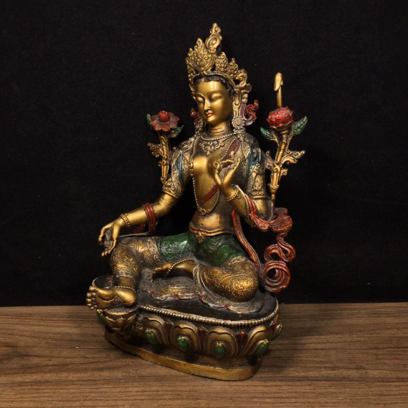 Tara AUSPICIOUS Tibetan Statue for Eliminating Negativity - Image 2