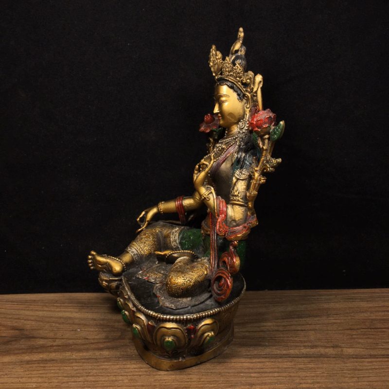 Tara AUSPICIOUS Tibetan Statue for Eliminating Negativity - Image 4