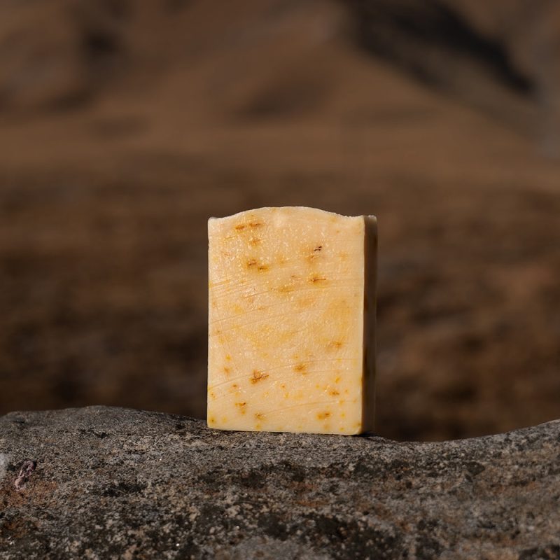 Revitalizing Face Soap Saffron Yak Milk Natural Handmade - Image 3