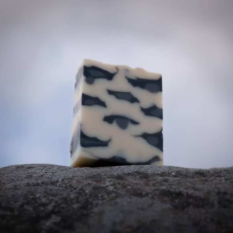 Balancing Face Soap Handmade Blue Clay Charcoal Yak Milk - Image 4