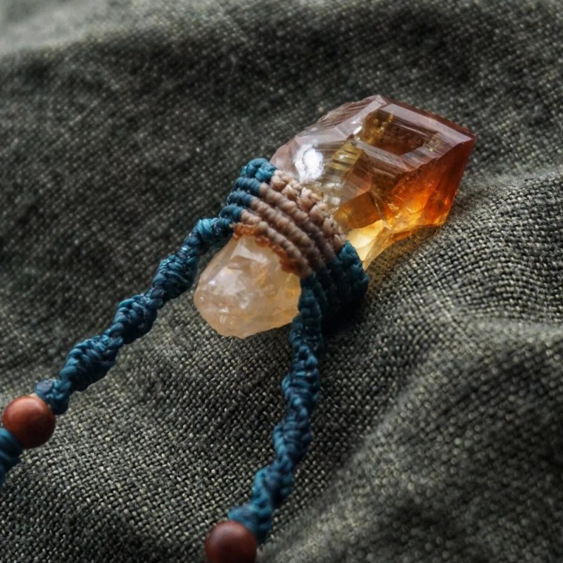 Integrated Wealth Merge Citrine Crystal Pendant - Image 3