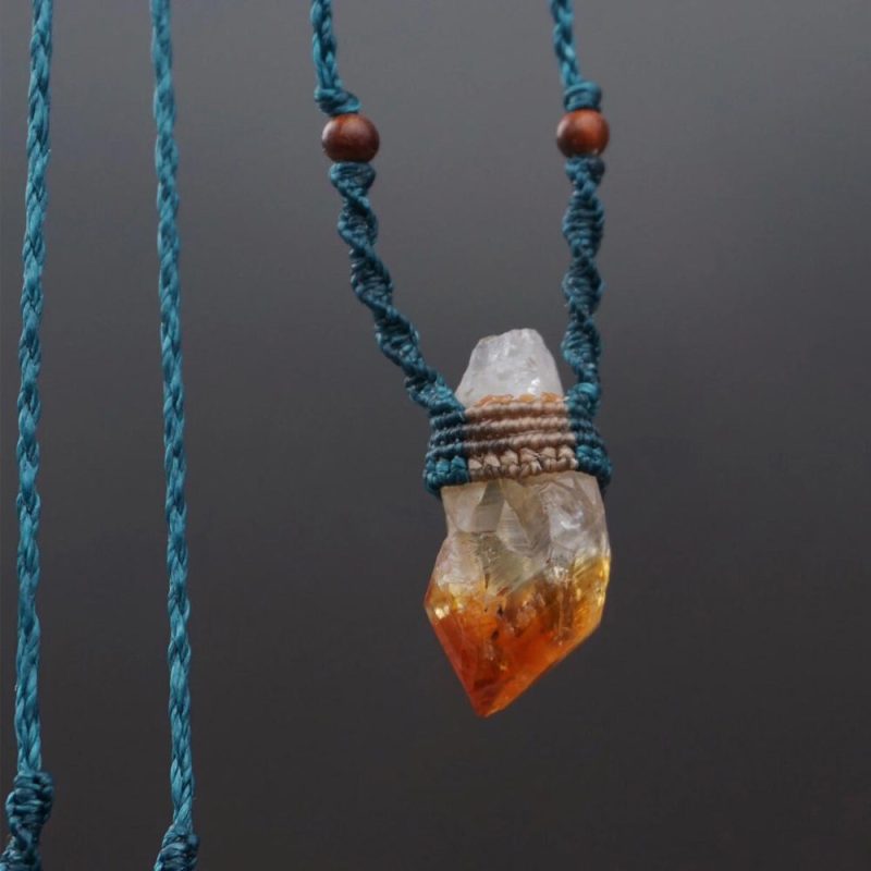 Integrated Wealth Merge Citrine Crystal Pendant - Image 4