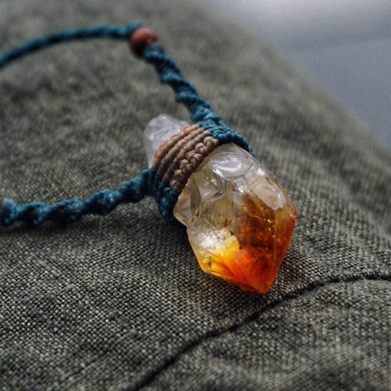 Integrated Wealth Merge Citrine Crystal Pendant - Image 2