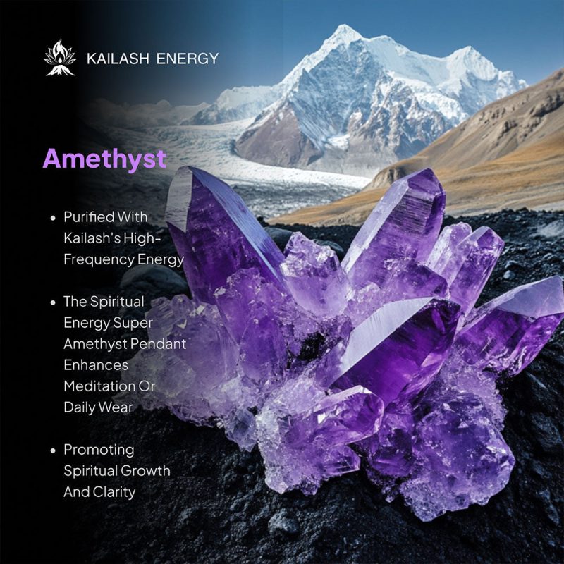 Spiritual Energy Super 7 Amethyst Pendants - Image 2