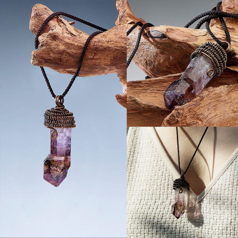 Spiritual Energy Super 7 Amethyst Pendants - Image 5