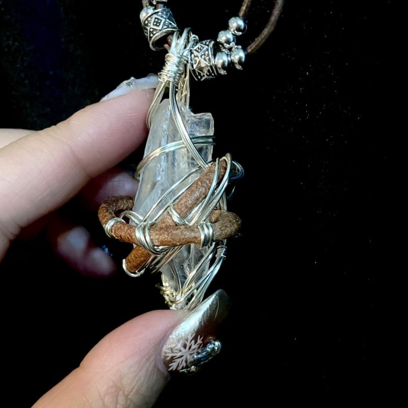 Peace Energy Clear Quartz Pendants - Image 4