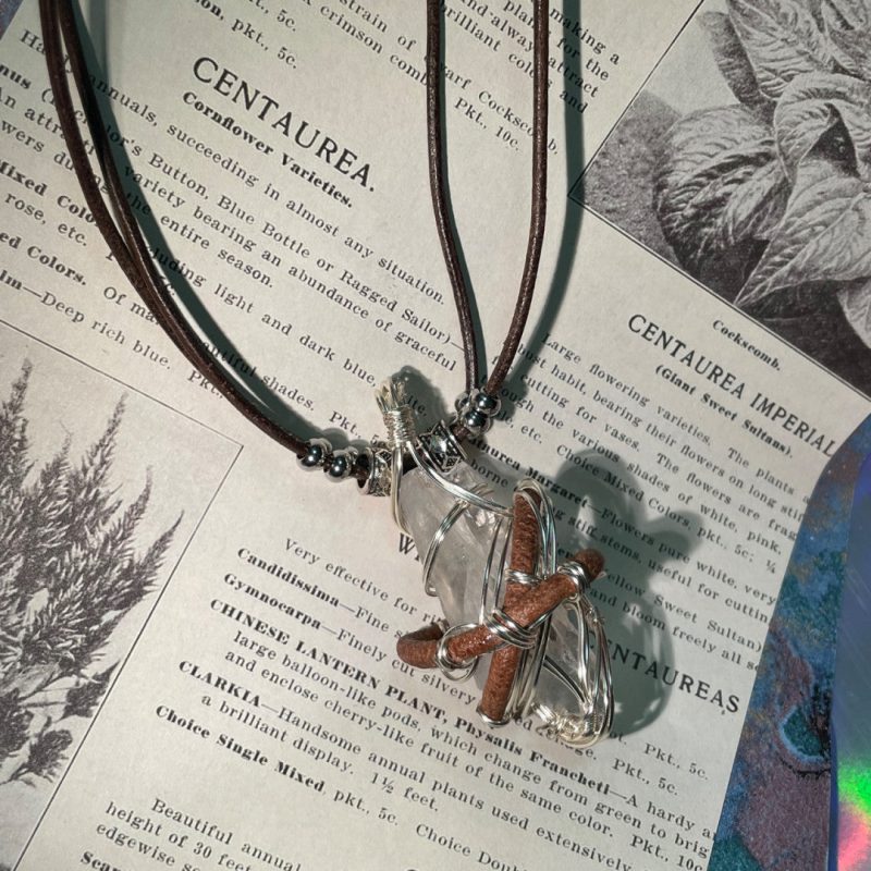 Peace Energy Clear Quartz Pendants - Image 6