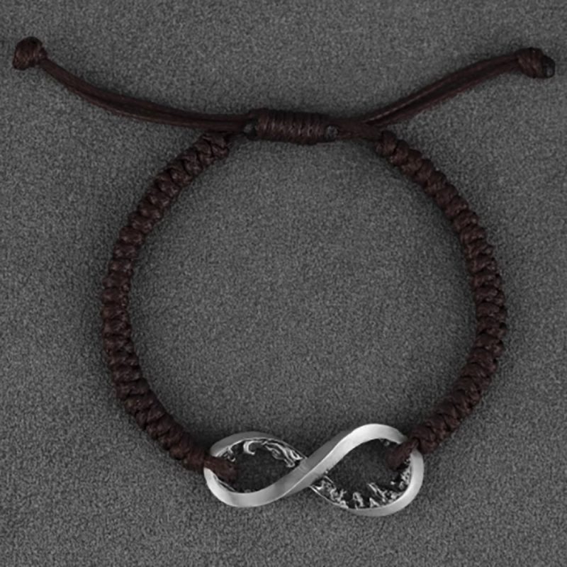 Infinity Guard Handcrafted Silver Bracelet - Image 7