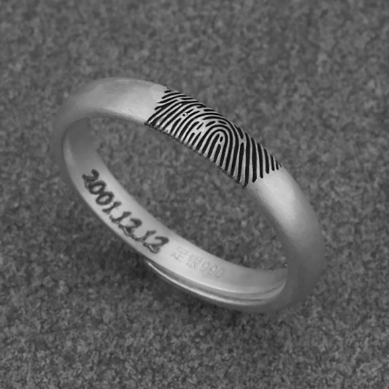 Guardian Imprint Sterling Silver Ring - Image 4