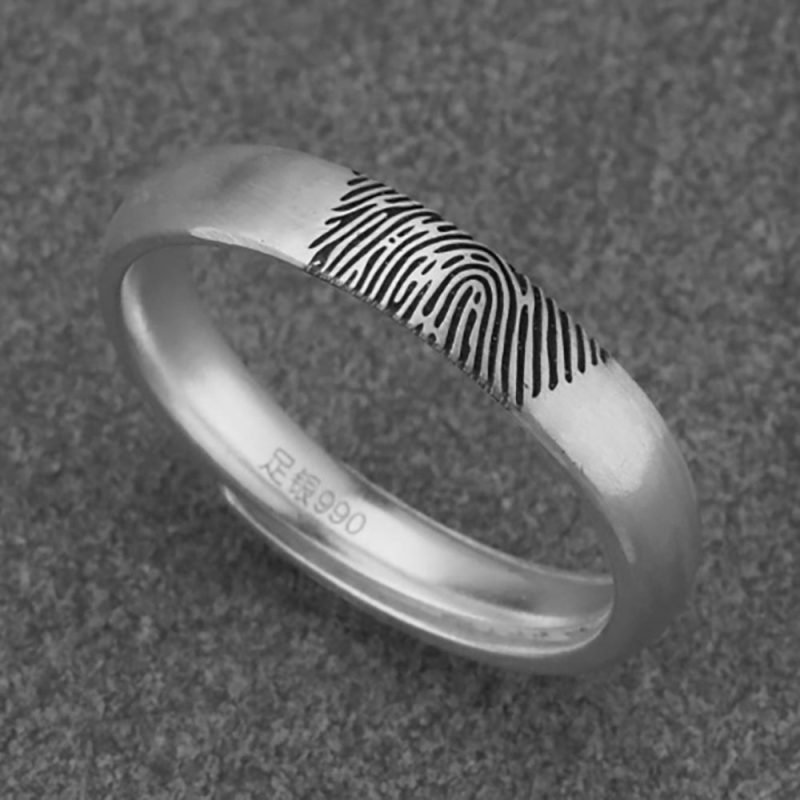 Guardian Imprint Sterling Silver Ring - Image 3